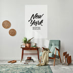 AWAKE IN NYC Selbstklebendes Poster - Hochformat