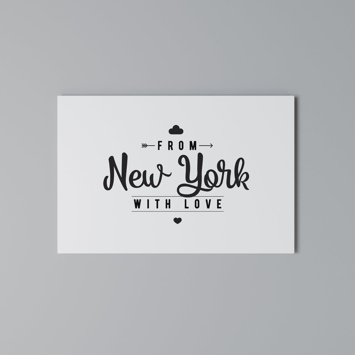NEW YORK HEARTBEAT Horizontal Canvas Print