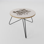 ADVENTURE AWAITS YOU Couchtisch Ø 60 cm