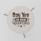 ADVENTURE AWAITS YOU Couchtisch Ø 60 cm