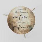 HARMONY WITH NATURE Couchtisch Ø 60 cm