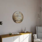 HARMONY WITH NATURE Runde Wanddekoration Ø 69 cm