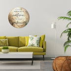 HARMONY WITH NATURE Runde Wanddekoration Ø 69 cm