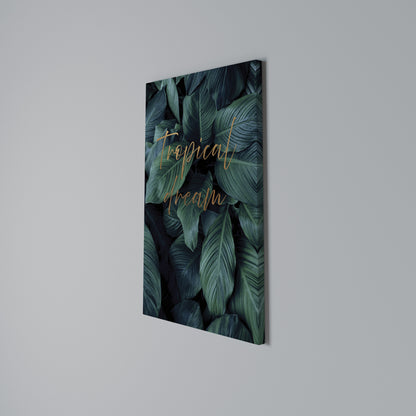 TROPICAL BLISS Vertical Canvas Print