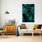 TROPICAL BLISS Selbstklebendes Poster - Hochformat
