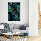 TROPICAL BLISS Selbstklebendes Poster - Hochformat