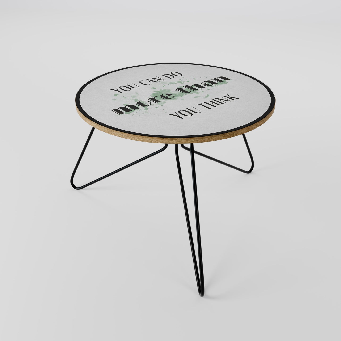 BELIEVE AND ACHIEVE Couchtisch