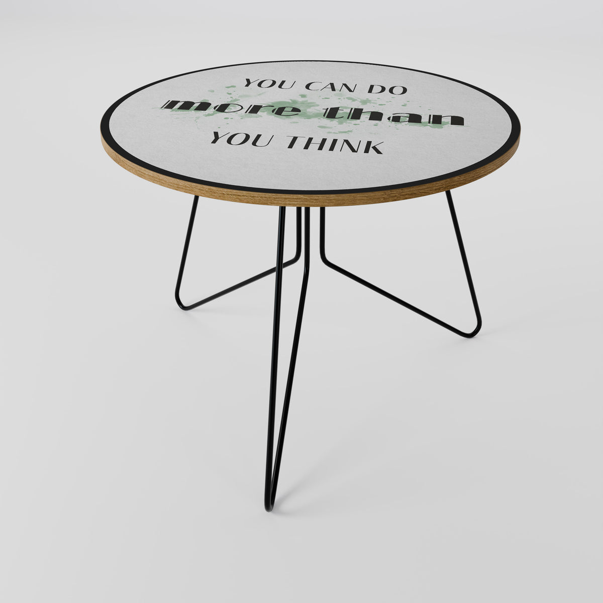 BELIEVE AND ACHIEVE Couchtisch