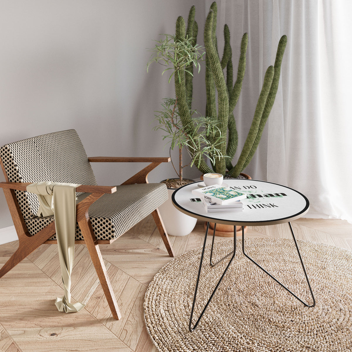 BELIEVE AND ACHIEVE Couchtisch