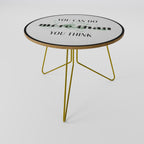 BELIEVE AND ACHIEVE Couchtisch