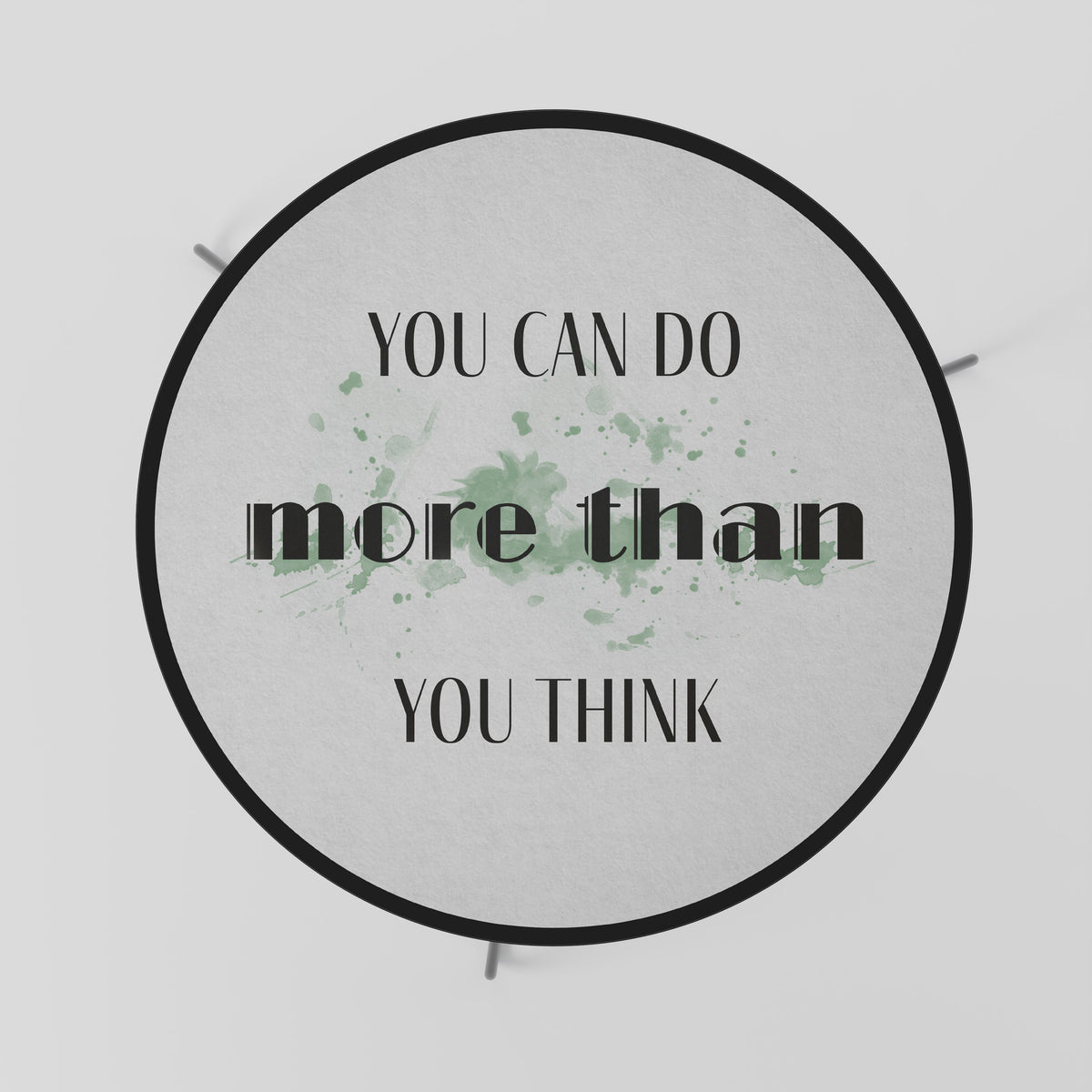 BELIEVE AND ACHIEVE Couchtisch