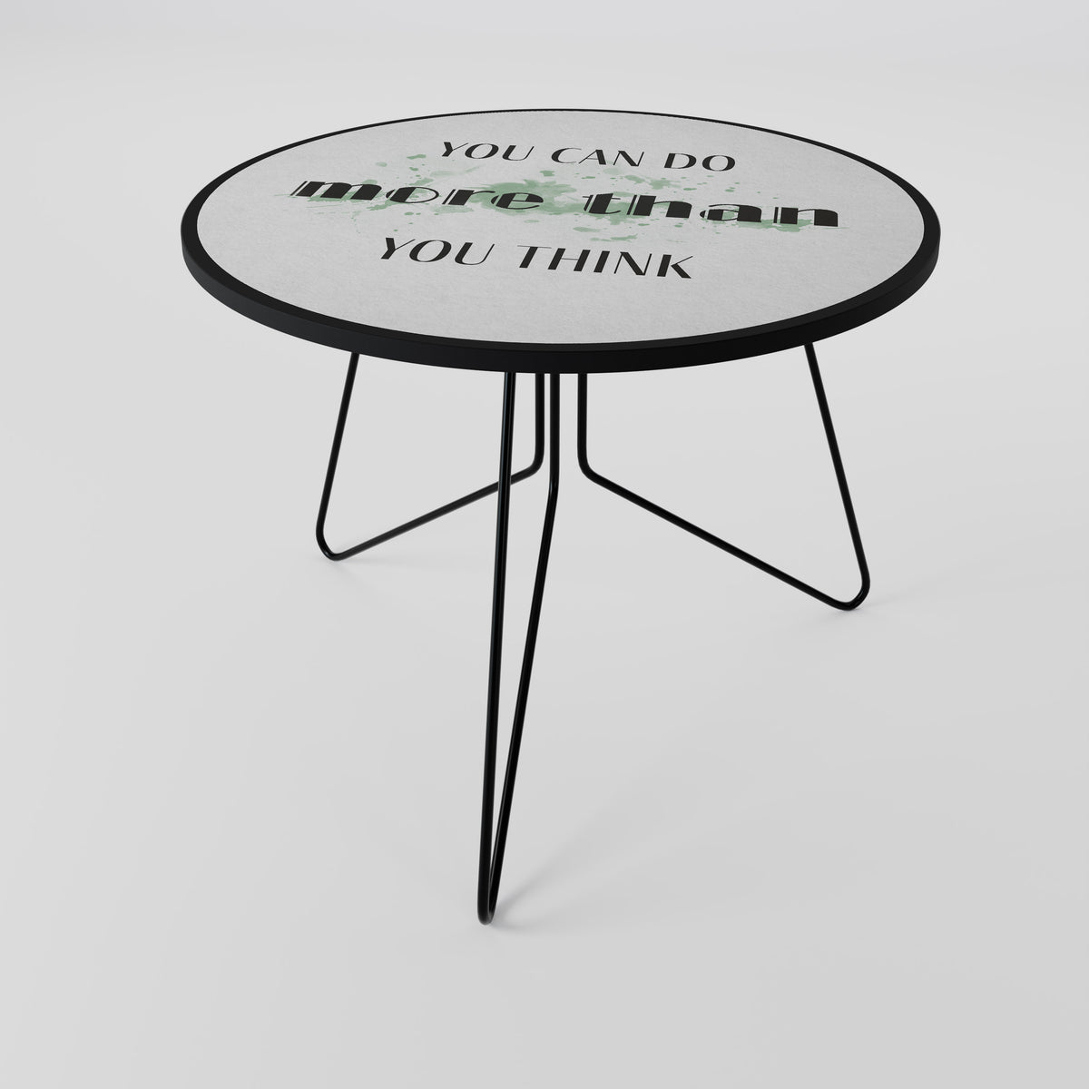 BELIEVE AND ACHIEVE Couchtisch