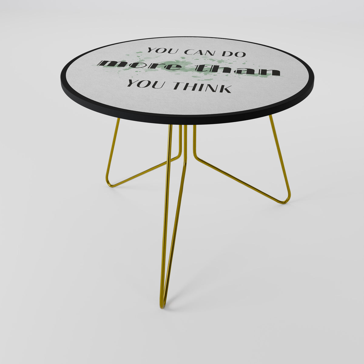 BELIEVE AND ACHIEVE Couchtisch