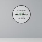 BELIEVE AND ACHIEVE Runde Wanddekoration Ø 69 cm