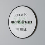 BELIEVE AND ACHIEVE Runde Wanddekoration Ø 69 cm