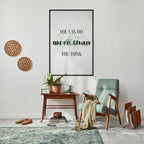 BELIEVE AND ACHIEVE Selbstklebendes Poster - Hochformat