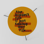 THE BIGGEST RISK Couchtisch Ø 60 cm