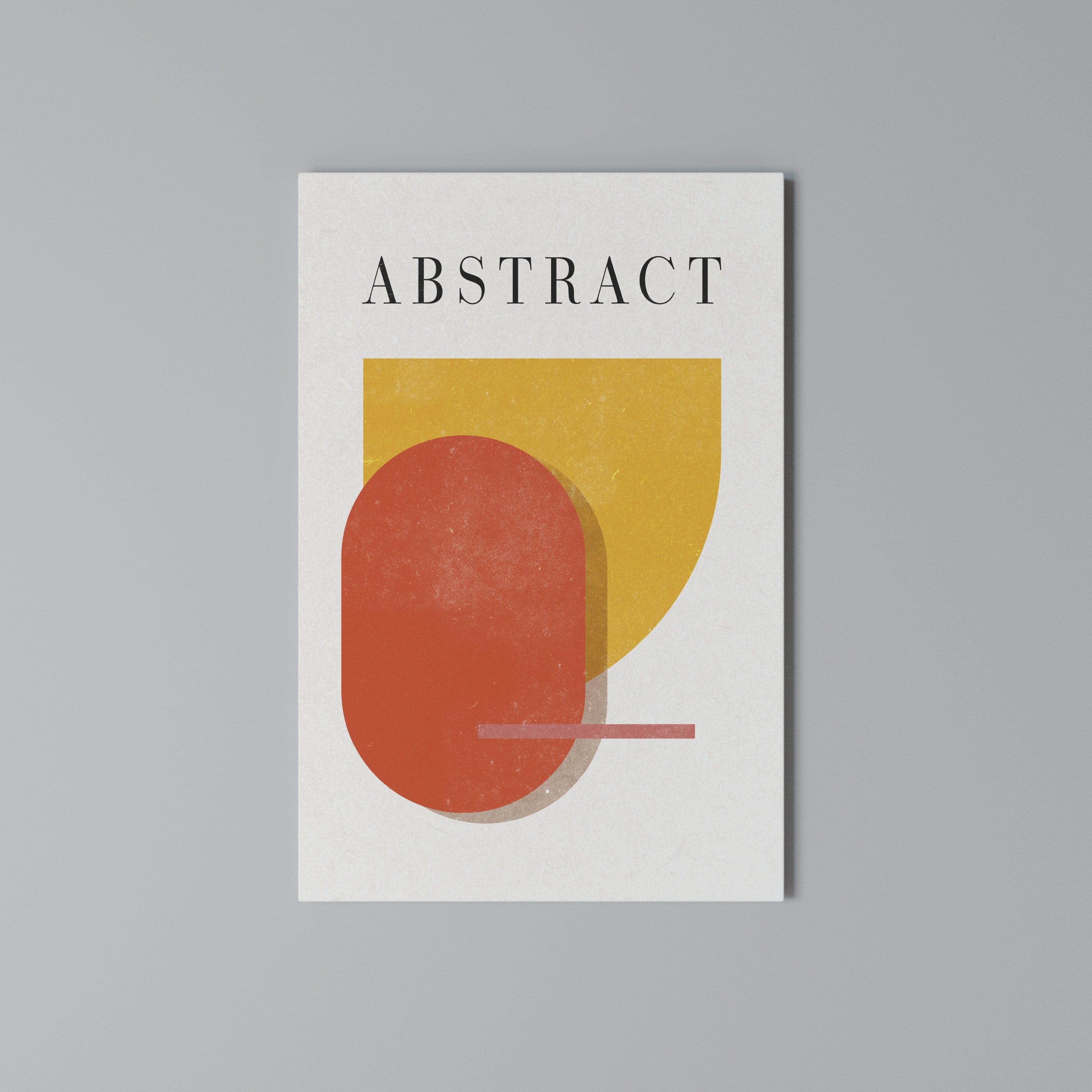 PLAYFUL COMPOSITION Vertical Canvas Print