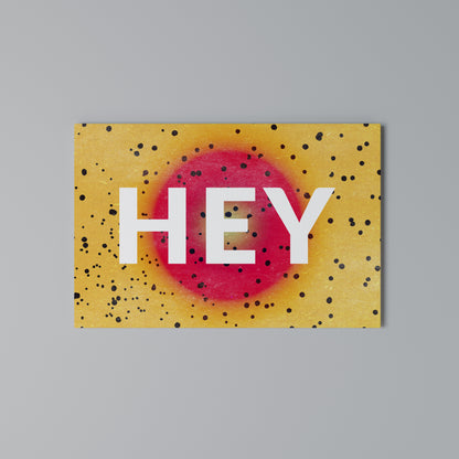 HEY THERE Horizontal Canvas Print