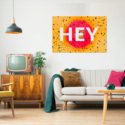HEY THERE Horizontal Canvas Print
