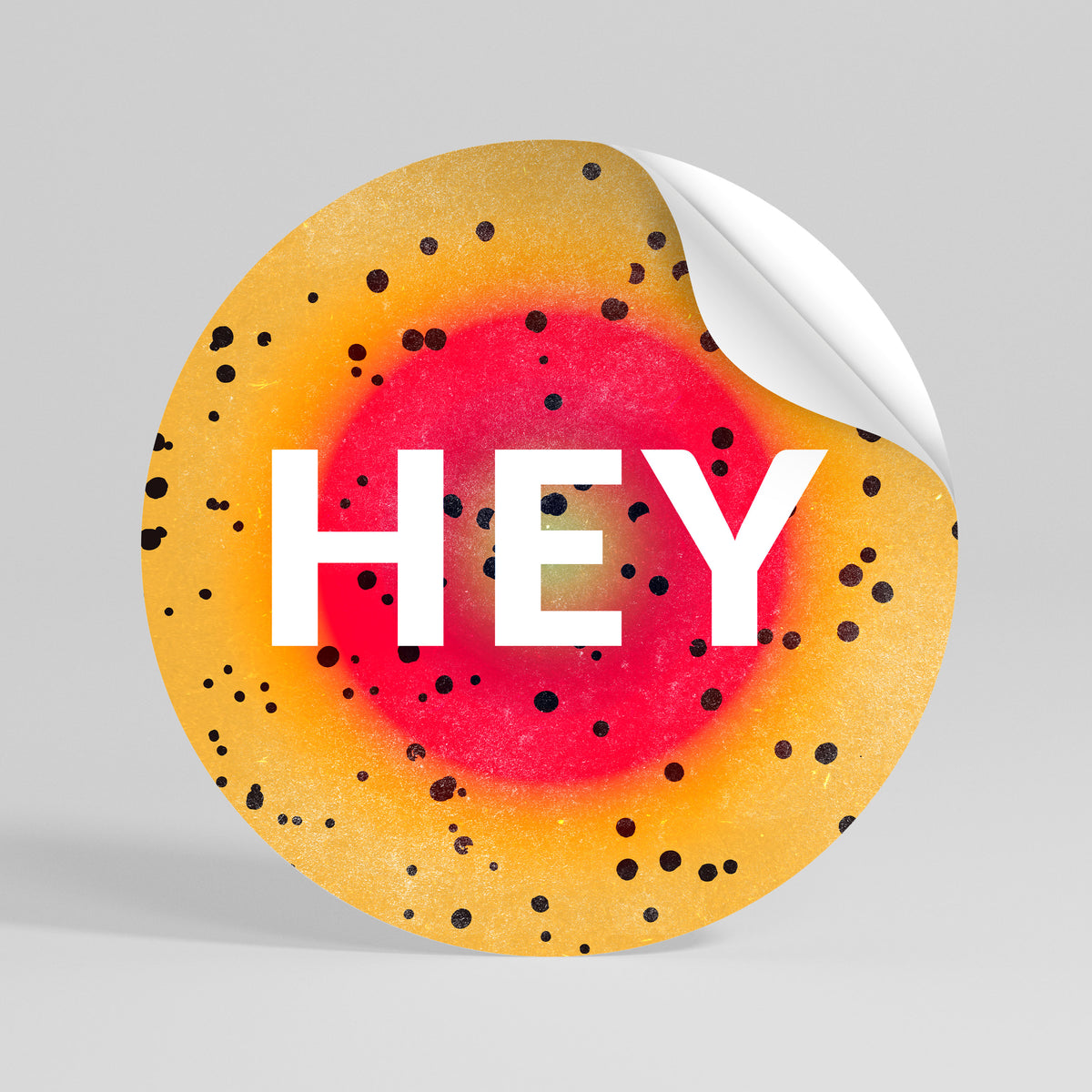 HEY THERE Runder Wandsticker zum Abziehen und Aufkleben