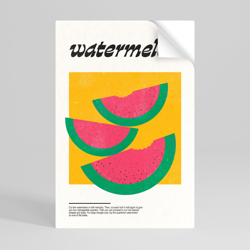WATERMELON WHIMSY Vertikales Poster zum Abziehen und Aufkleben