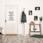 BEAUTY REDEFINED Selbstklebendes Poster - Hochformat