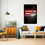 IGNITE YOUR ASPIRATIONS Selbstklebendes Poster - Hochformat