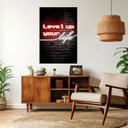 IGNITE YOUR ASPIRATIONS Selbstklebendes Poster - Hochformat