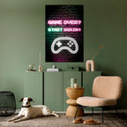 RESPAWN YOUR ADVENTURE Selbstklebendes Poster - Hochformat