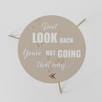 MOVE FORWARD BRAVELY Couchtisch Ø 60 cm