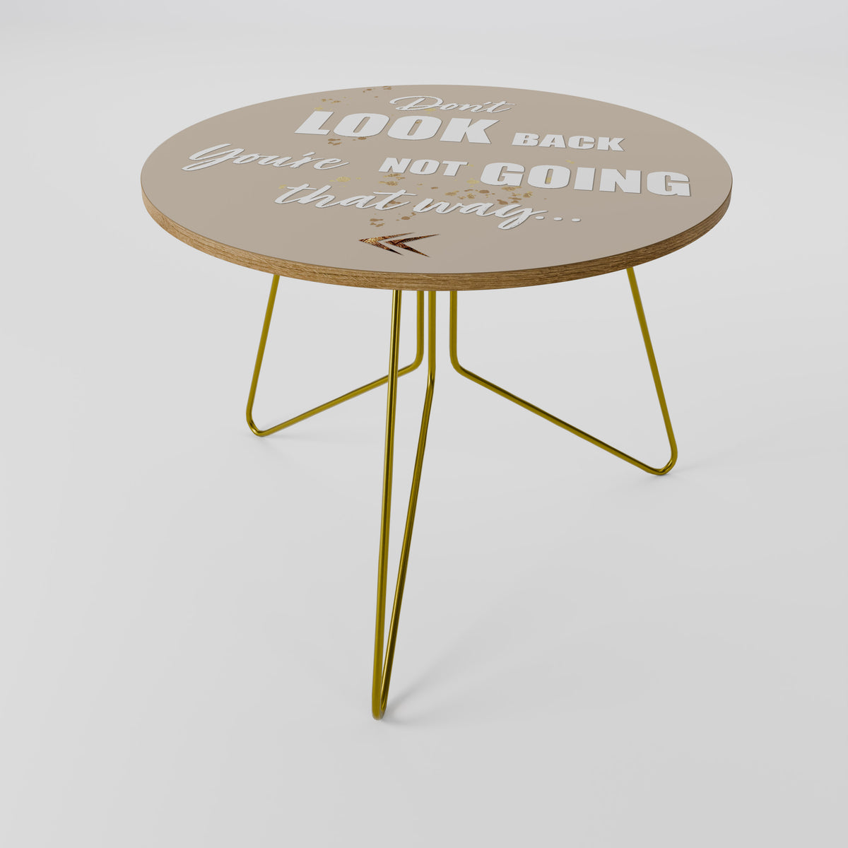 MOVE FORWARD BRAVELY Coffee Table