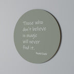 MAGIC OF BELIEF Runde Wanddekoration Ø 69 cm