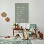 MAGIC OF BELIEF Selbstklebendes Poster - Hochformat