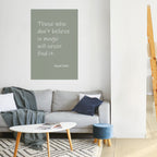 MAGIC OF BELIEF Selbstklebendes Poster - Hochformat