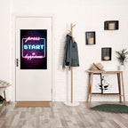 PRESS PLAY FOR JOY Selbstklebendes Poster - Hochformat