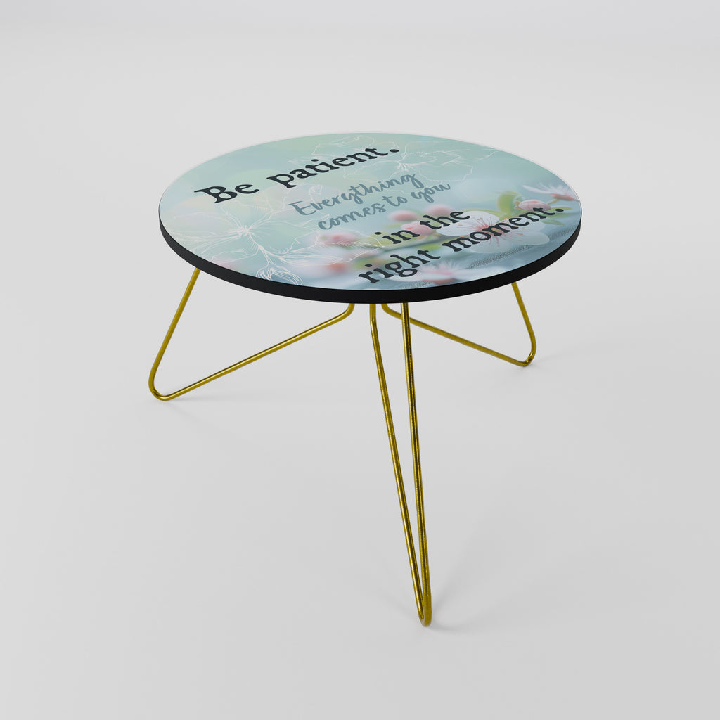 PATIENCE IN BLOOM Couchtisch