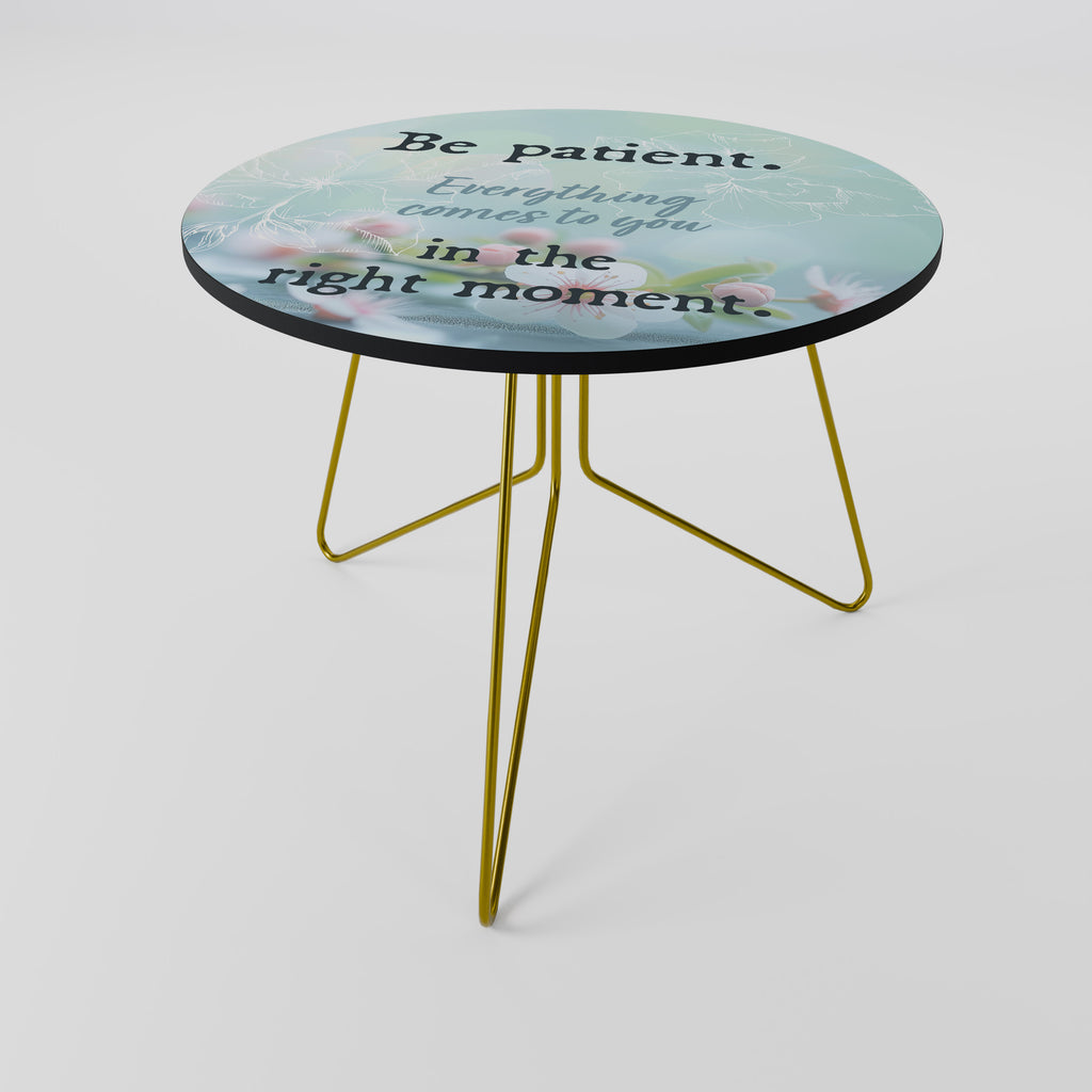 PATIENCE IN BLOOM Couchtisch