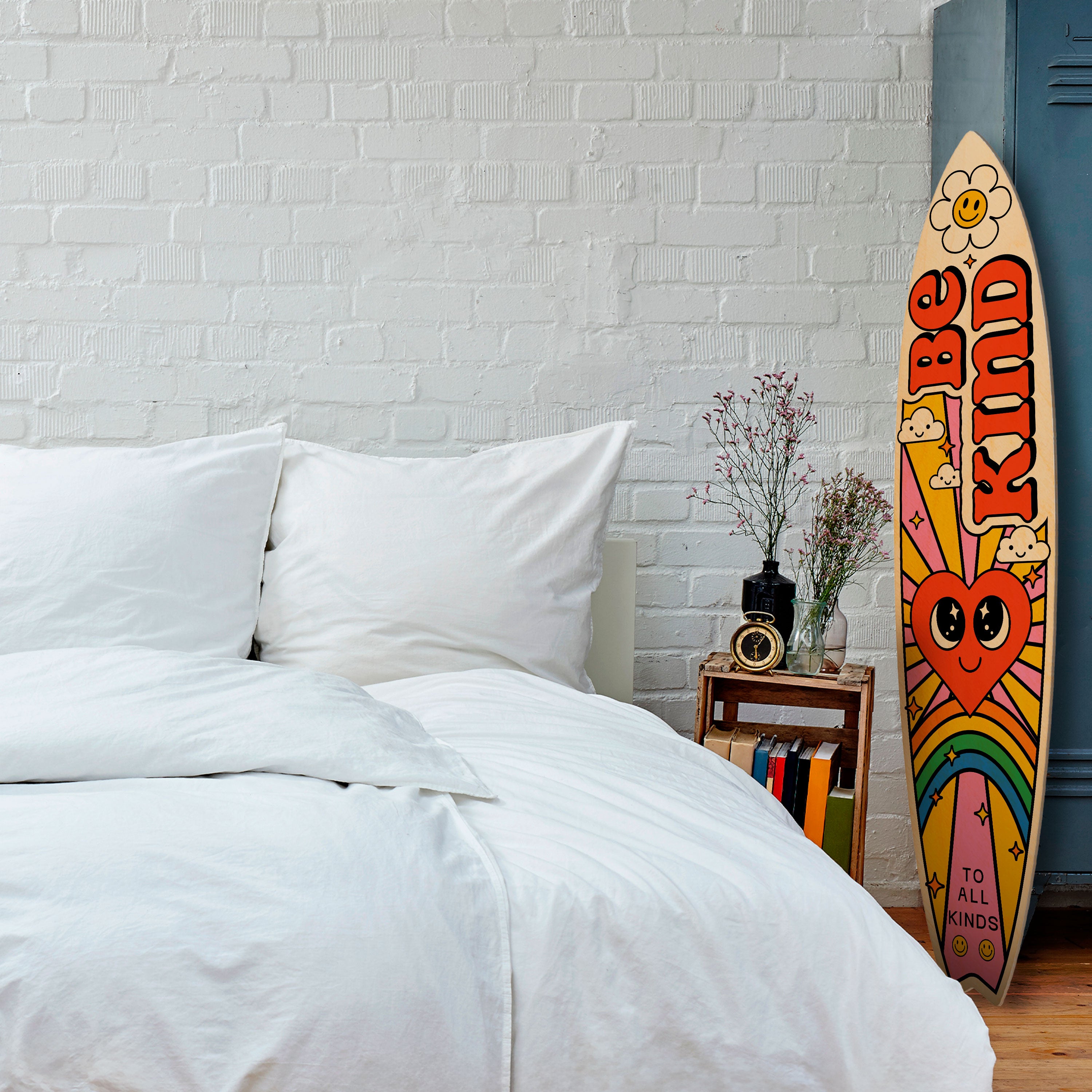 BE KIND Deko-Surfboard