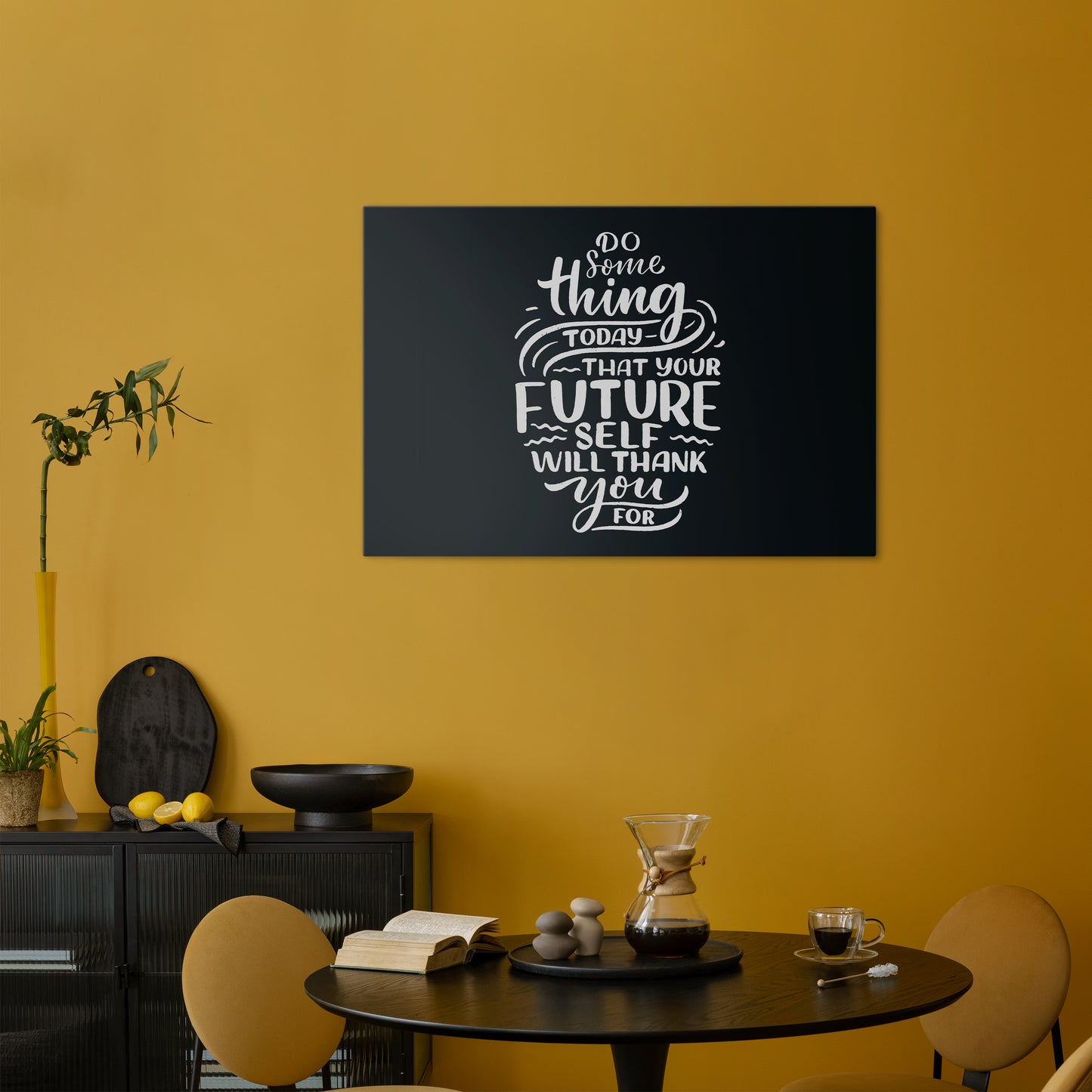 DO SOMETHING TODAY Horizontal Canvas Print