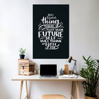 DO SOMETHING TODAY Selbstklebendes Poster - Hochformat