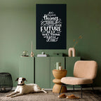 DO SOMETHING TODAY Selbstklebendes Poster - Hochformat