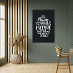 DO SOMETHING TODAY Selbstklebendes Poster - Hochformat