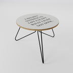 REGRET NOTHING Couchtisch Ø 60 cm