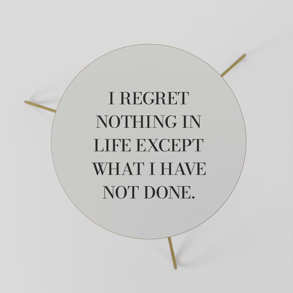REGRET NOTING Couchtisch 60