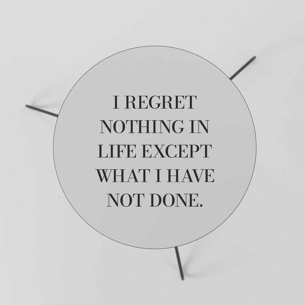 REGRET NOTING Couchtisch 60