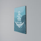 SKILLED SAILOR Vertical Canvas Print