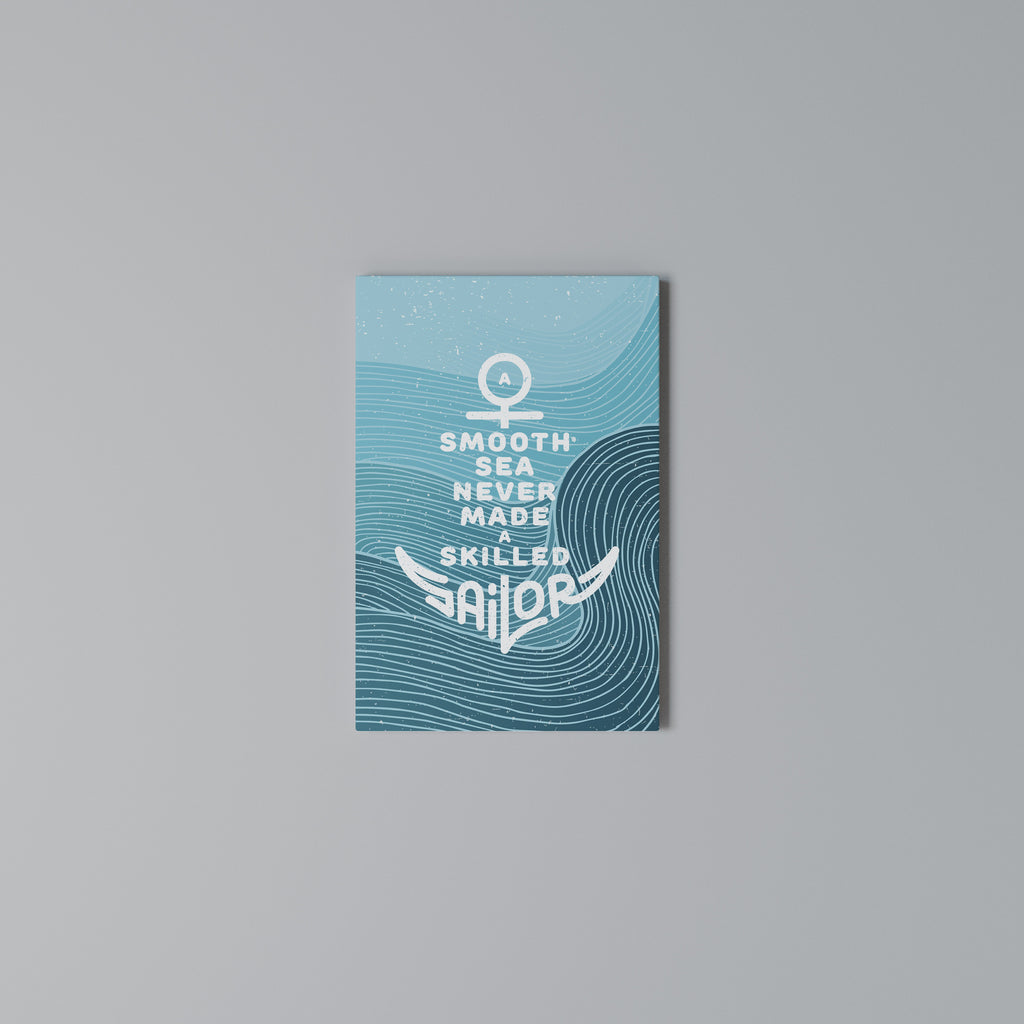 SKILLED SAILOR Vertical Canvas Print
