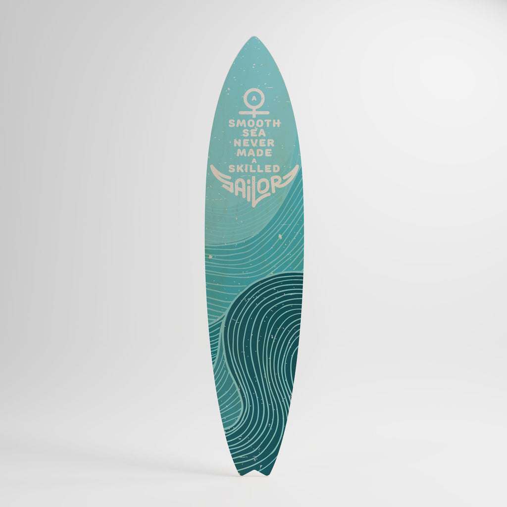 SKILLED SAILOR Deko-Surfboard