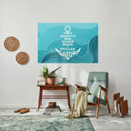 SKILLED SAILOR Selbstklebendes Horizontal-Poster